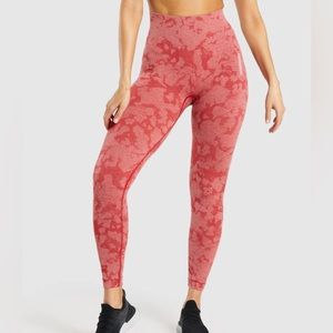 GymShark Adapt Cami Seamless Leggings XS Red